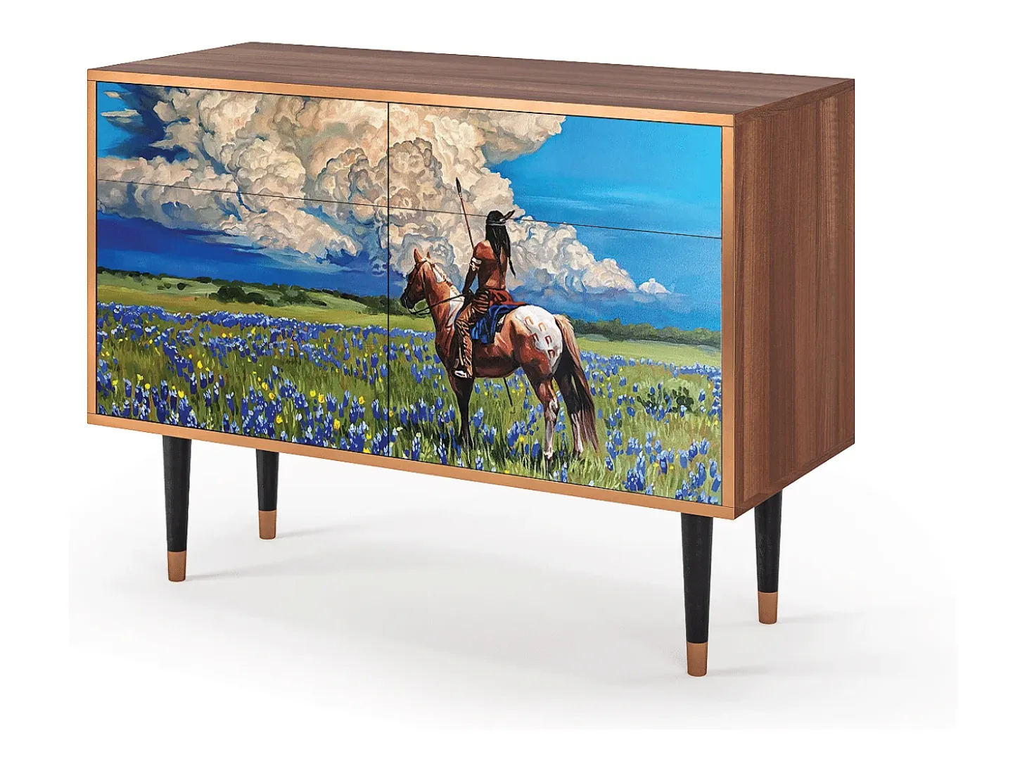 Aparador - 115x85x48 cm - BS4 - Thunderheads by Dean, Nogal