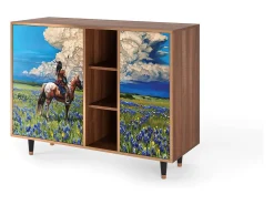 Aparador - 125x98x48 cm - BS2 - Thunderheads by Dean, Nogal