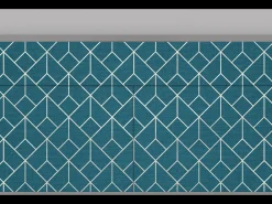 Aparador - 115x85x48 cm - BS4 - Turquoise Geometry, Gris