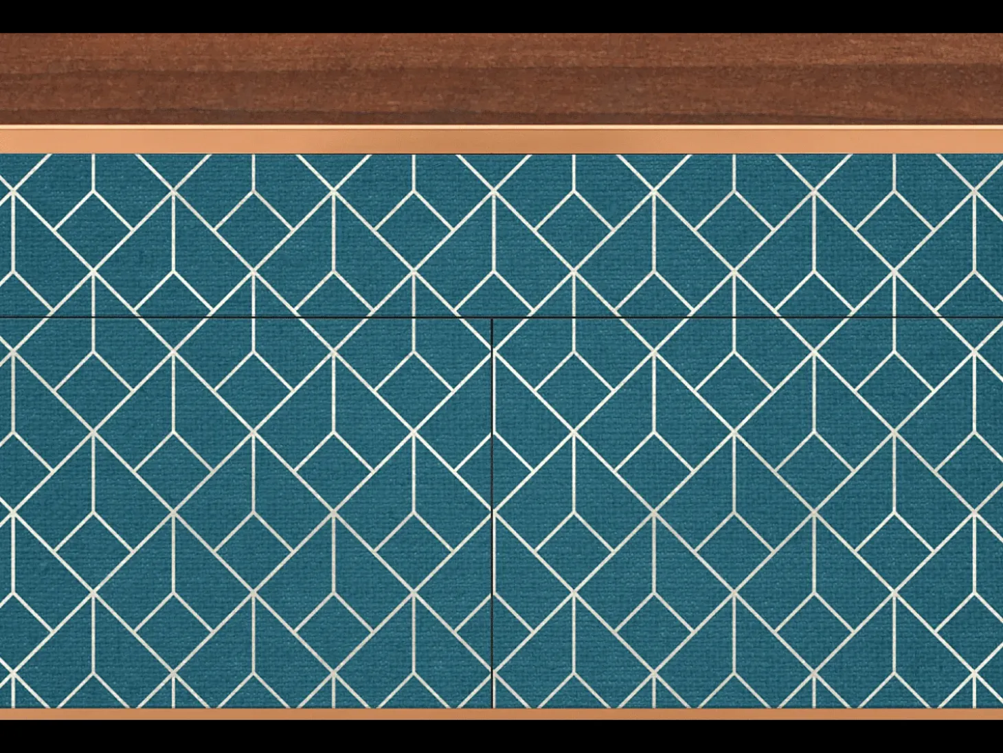 Aparador - 115x85x48 cm - BS4 - Turquoise Geometry, Nogal