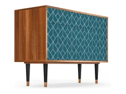 Aparador - 115x85x48 cm - BS4 - Turquoise Geometry, Nogal