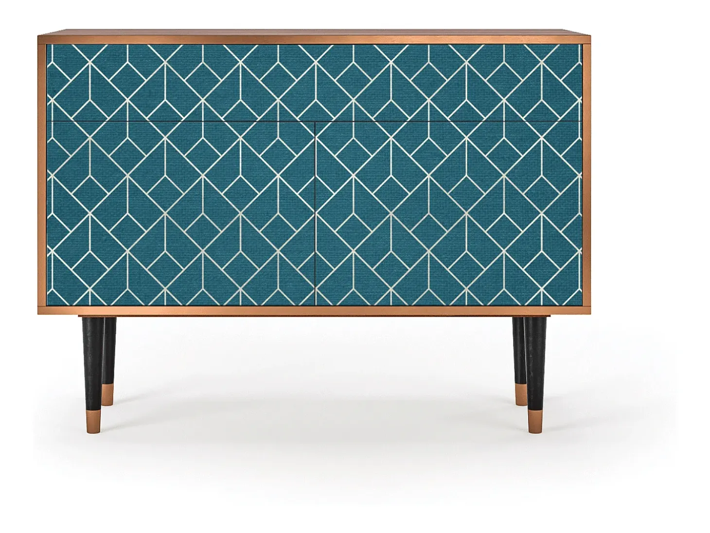 Aparador - 115x85x48 cm - BS4 - Turquoise Geometry, Nogal