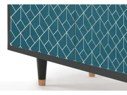 Aparador - 94x96x48 cm - BS3 - Turquoise Geometry, Antracita