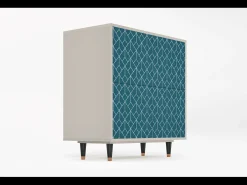 Aparador - 94x96x48 cm - BS3 - Turquoise Geometry, Arena