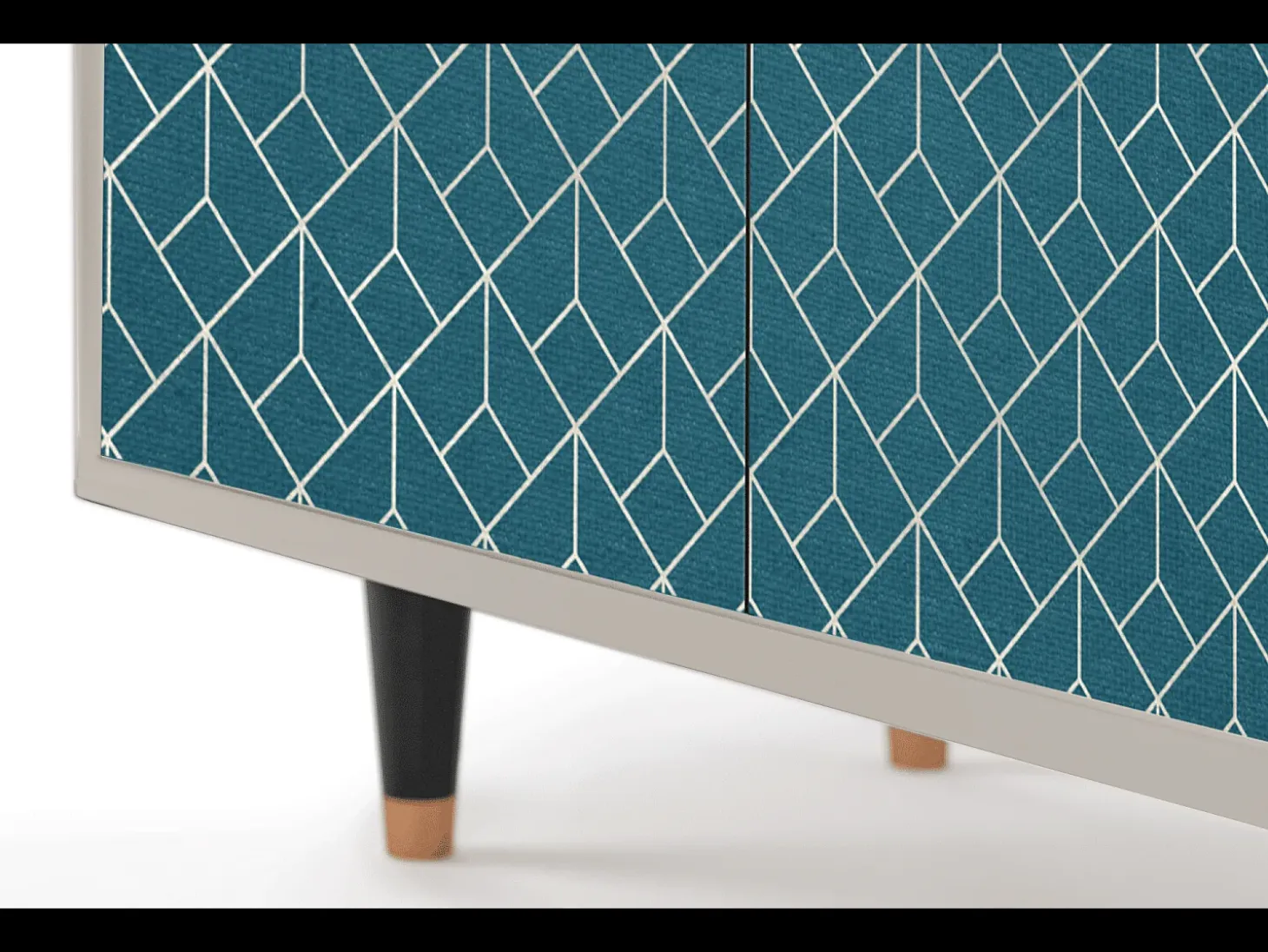 Aparador - 94x96x48 cm - BS3 - Turquoise Geometry, Arena