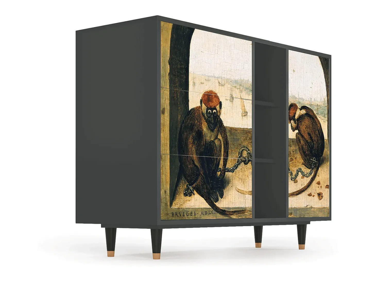 Aparador - 125x98x48 cm - BS2 - Two Monkeys, Antracita