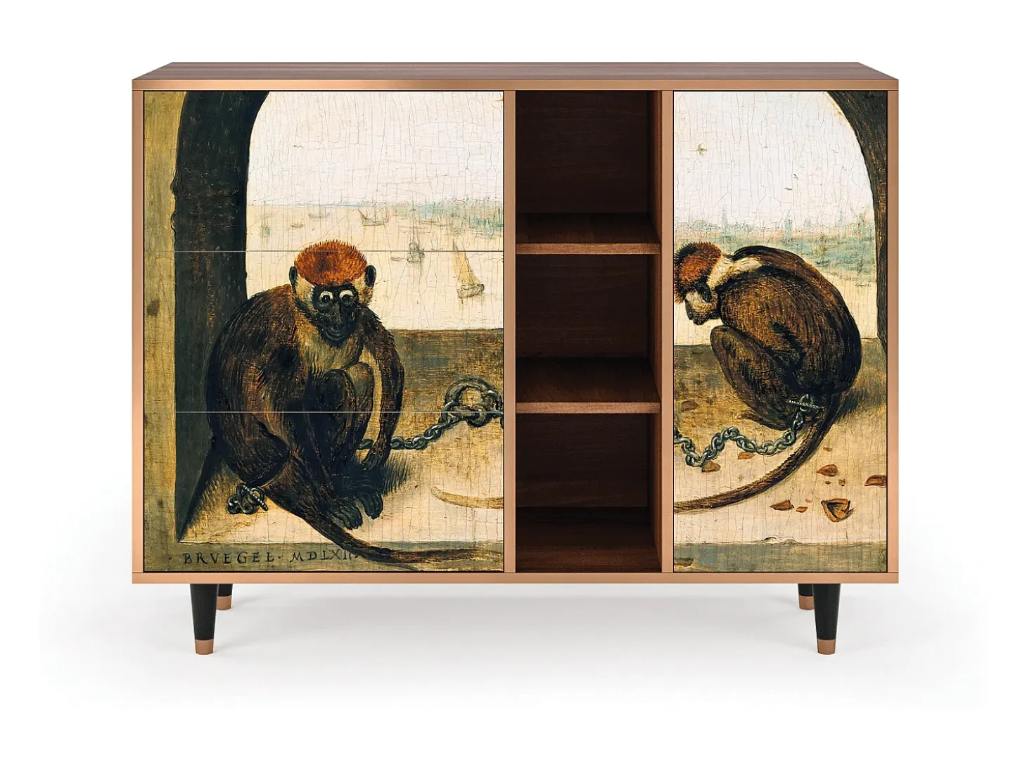 Aparador - 125x98x48 cm - BS2 - Two Monkeys, Nogal