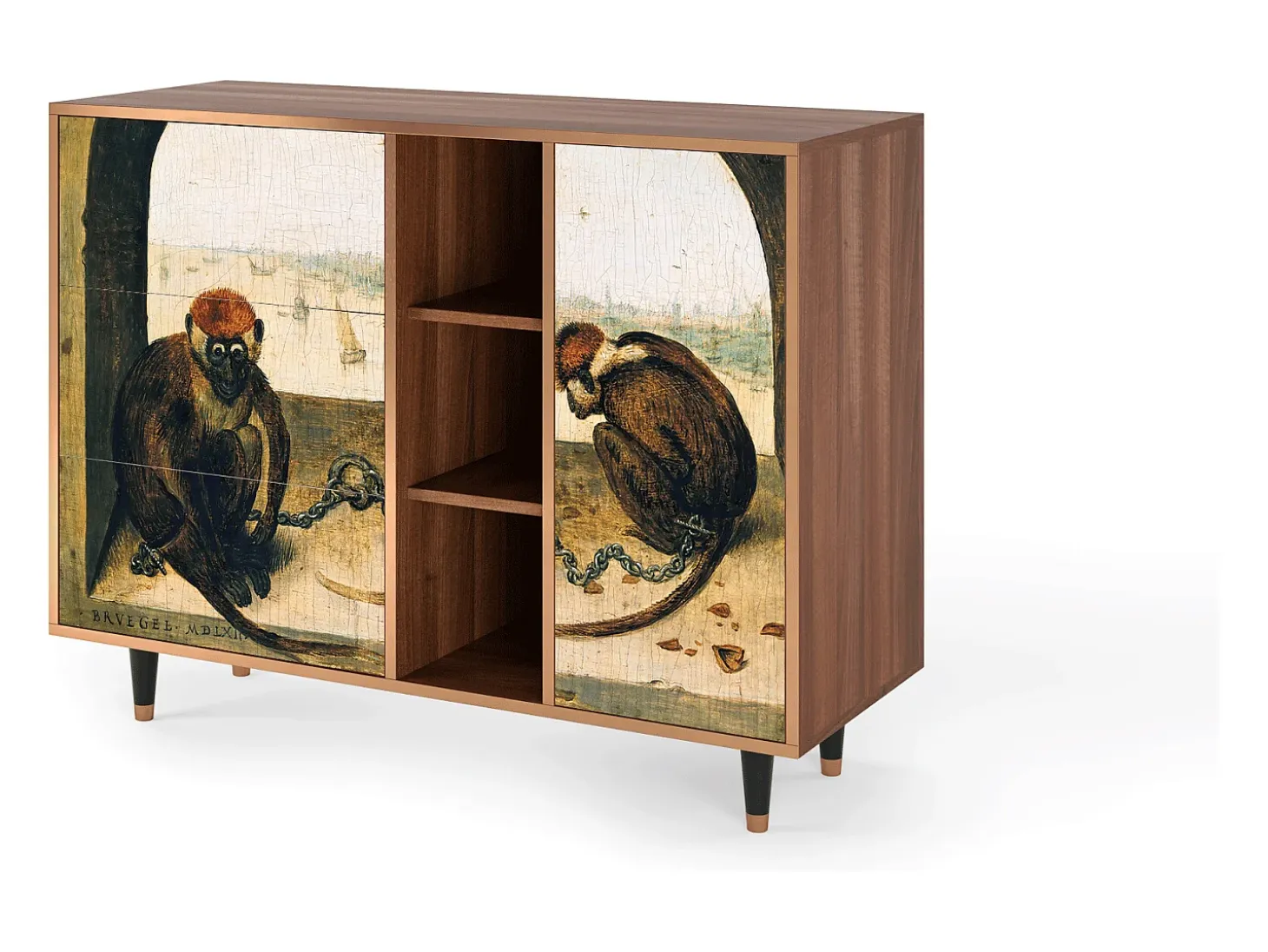 Aparador - 125x98x48 cm - BS2 - Two Monkeys, Nogal