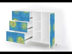Aparador - 125x98x48 cm - BS2 - Van Gogh Lights, Blanco