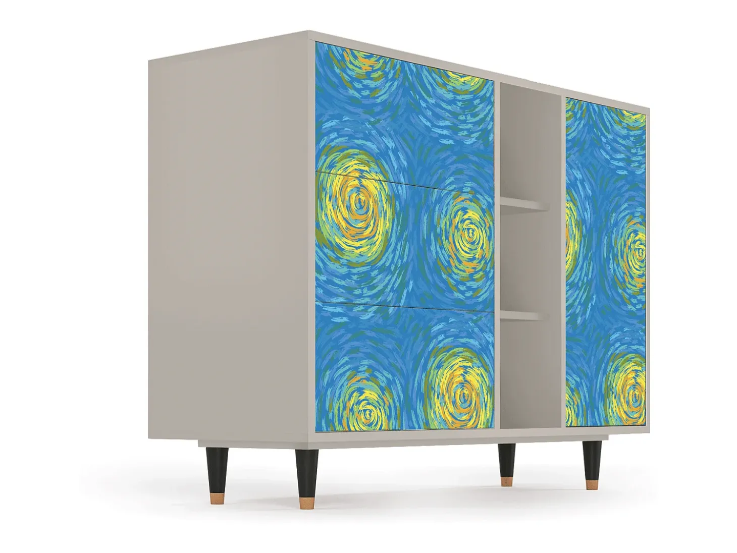Aparador - 125x98x48 cm - BS2 - Van Gogh Lights, Arena