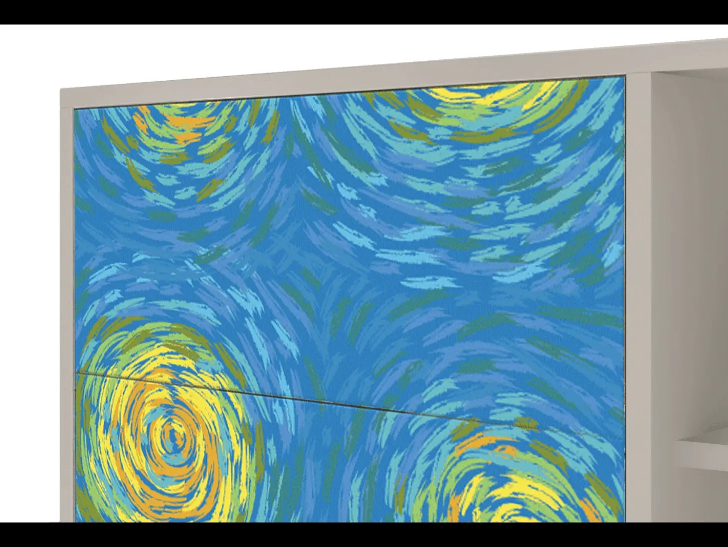 Aparador - 125x98x48 cm - BS2 - Van Gogh Lights, Arena
