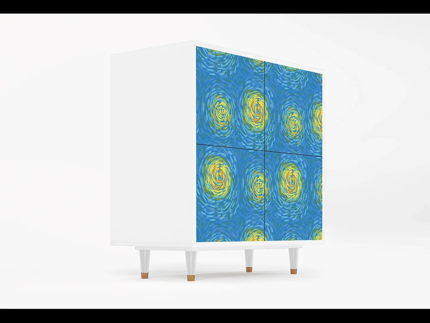 Aparador - 94x96x48 cm - BS3 - Van Gogh Lights, Blanco
