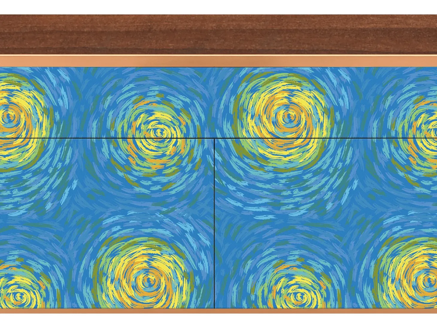 Aparador - 115x85x48 cm - BS4 - Van Gogh Lights, Nogal