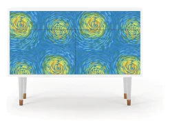 Aparador - 115x85x48 cm - BS4 - Van Gogh Lights, Blanco