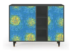 Aparador - 125x98x48 cm - BS2 - Van Gogh Lights, Antracita