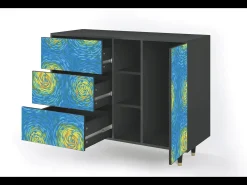 Aparador - 125x98x48 cm - BS2 - Van Gogh Lights, Antracita