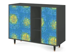 Aparador - 125x98x48 cm - BS2 - Van Gogh Lights, Antracita