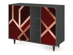 Aparador - 125x98x48 cm - BS2 - Velvet 1920's, Antracita