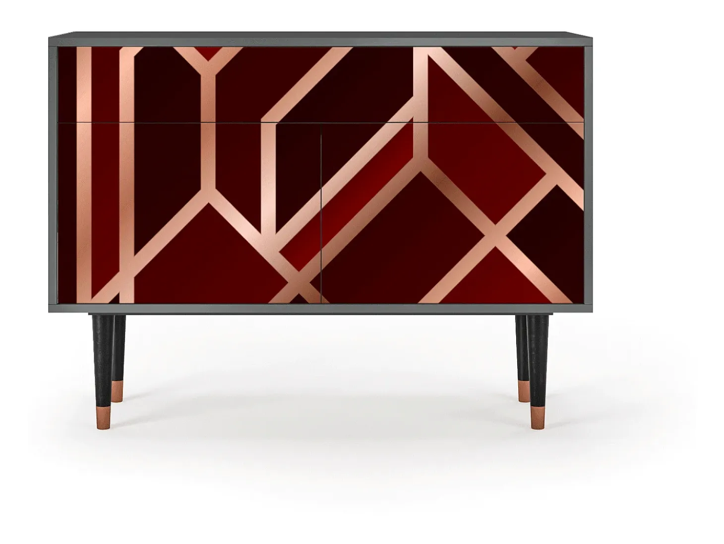 Aparador - 115x85x48 cm - BS4 - Velvet 1920's, Antracita