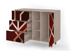 Aparador - 125x98x48 cm - BS2 - Velvet 1920's, Latte