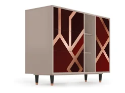 Aparador - 125x98x48 cm - BS2 - Velvet 1920's, Latte
