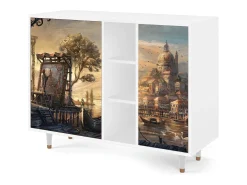 Aparador - 125x98x48 cm - BS2 - Venice, Blanco
