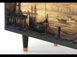 Aparador - 94x96x48 cm - BS3 - Venice, Antracita