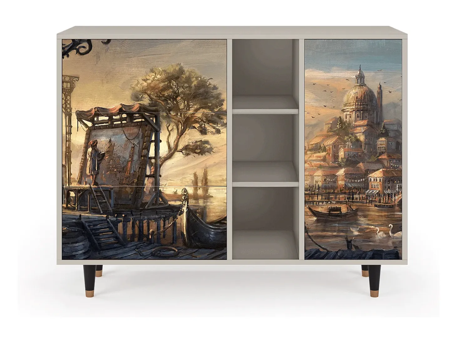 Aparador - 125x98x48 cm - BS2 - Venice, Arena