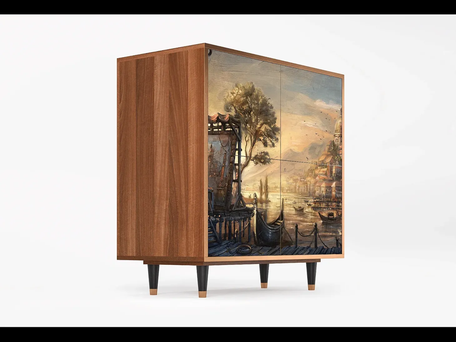 Aparador - 94x96x48 cm - BS3 - Venice, Nogal