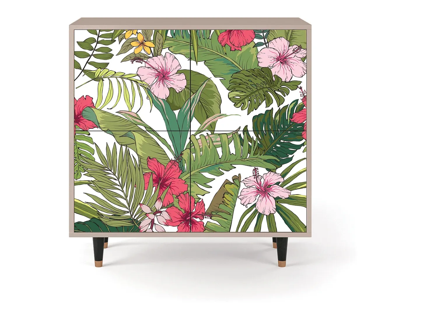 Aparador - 94x96x48 cm - BS3 - Verdant Tropics, Latte