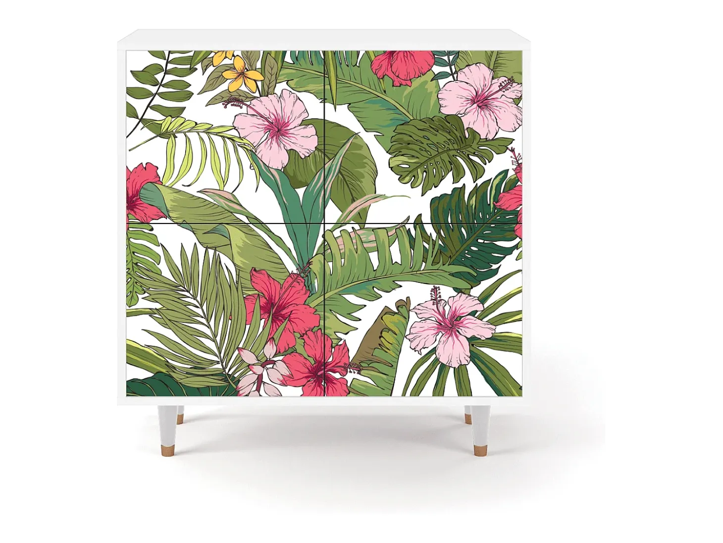 Aparador - 94x96x48 cm - BS3 - Verdant Tropics, Blanco