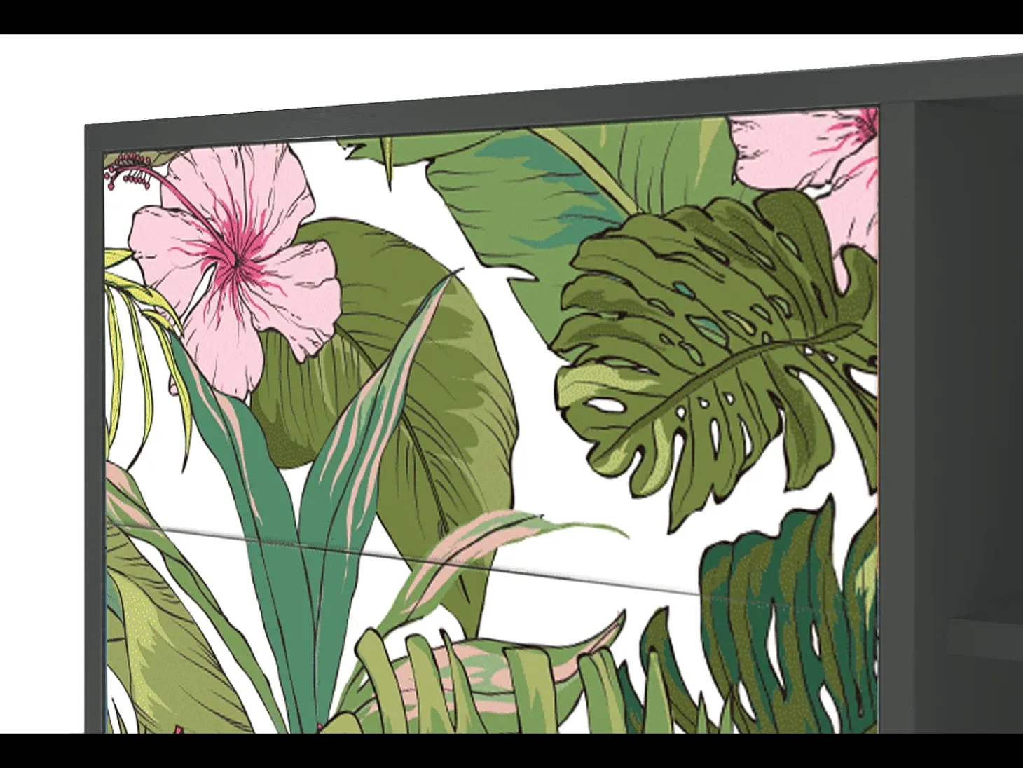 Aparador - 125x98x48 cm - BS2 - Verdant Tropics, Antracita
