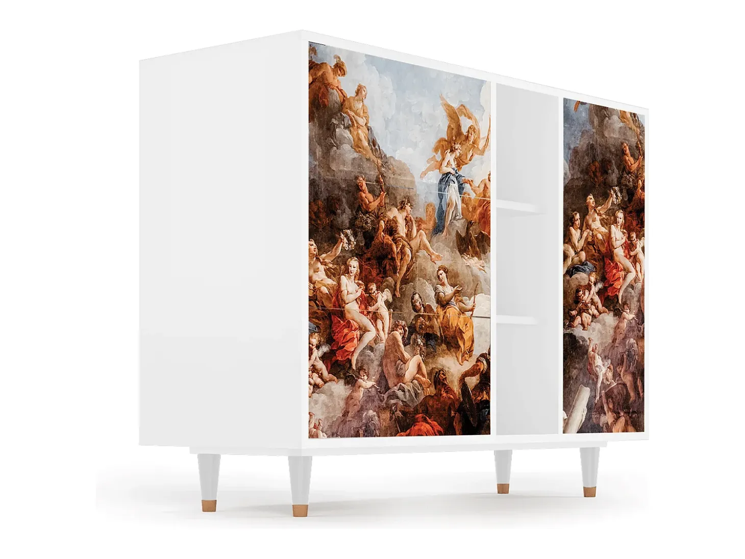 Aparador - 125x98x48 cm - BS2 - Versailles, Blanco