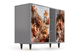 Aparador - 125x98x48 cm - BS2 - Versailles, Gris