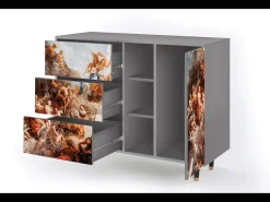 Aparador - 125x98x48 cm - BS2 - Versailles, Gris