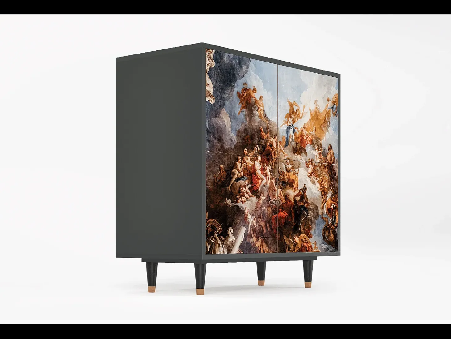 Aparador - 94x96x48 cm - BS3 - Versailles, Antracita