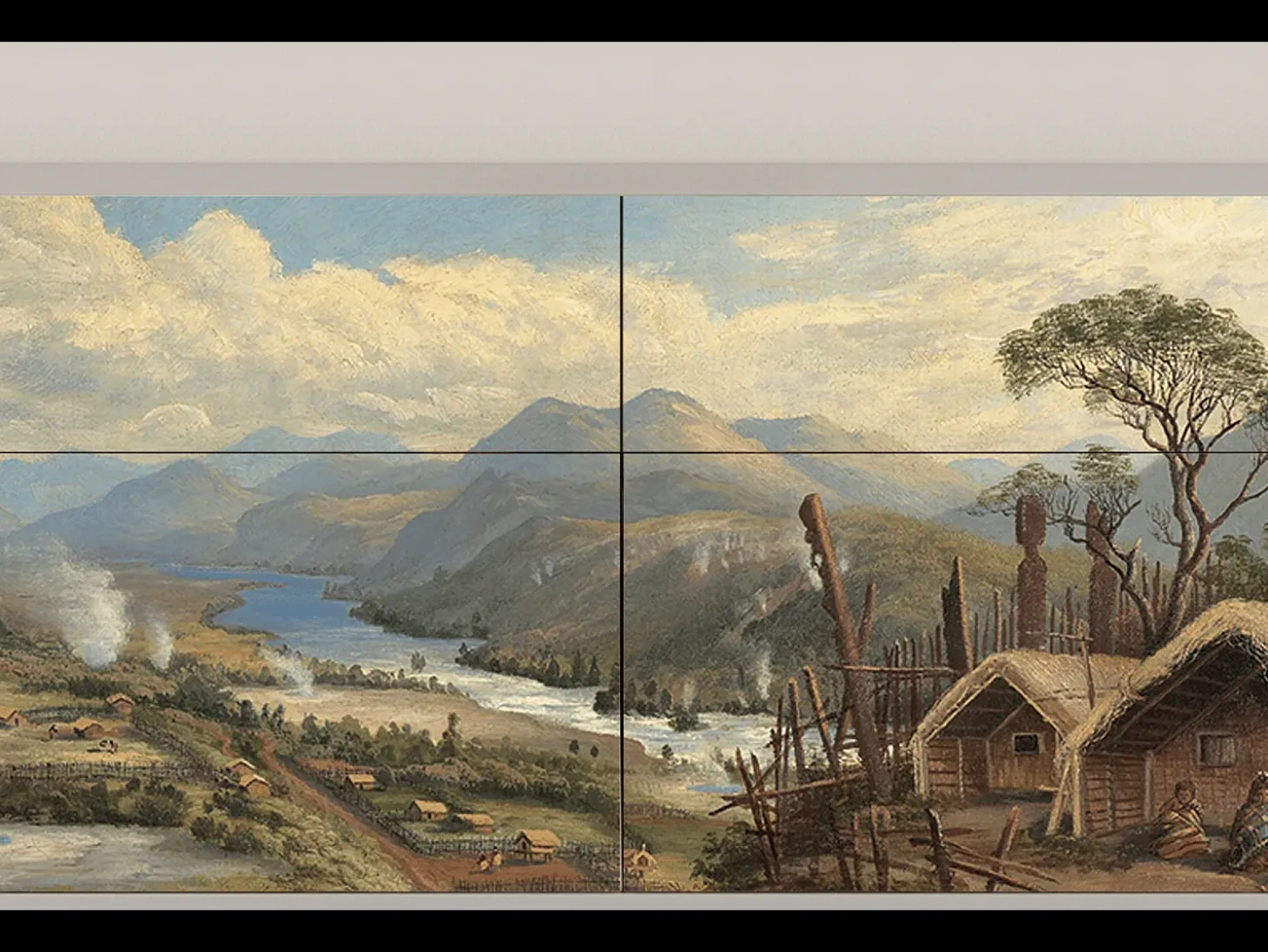 Aparador - 115x85x48 cm - BS4 - View Across the Plains , Arena