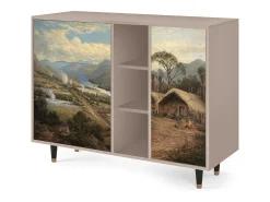 Aparador - 125x98x48 cm - BS2 - View Across the Plains , Latte