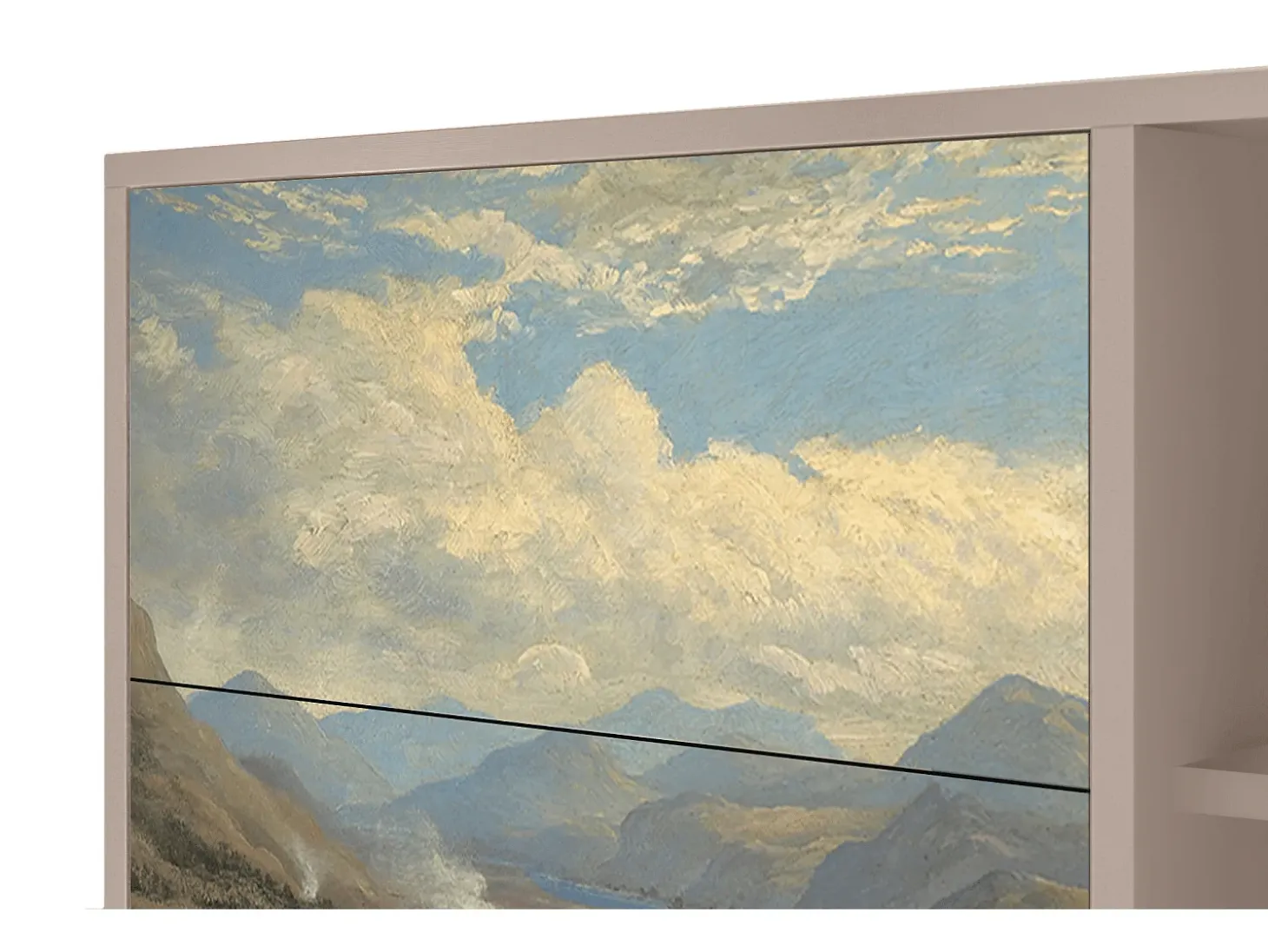 Aparador - 125x98x48 cm - BS2 - View Across the Plains , Latte