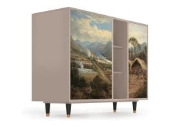 Aparador - 125x98x48 cm - BS2 - View Across the Plains , Latte