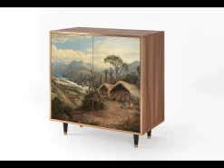 Aparador - 94x96x48 cm - BS3 - View Across the Plains , Nogal