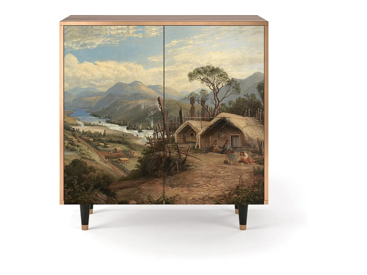 Aparador - 94x96x48 cm - BS3 - View Across the Plains , Nogal
