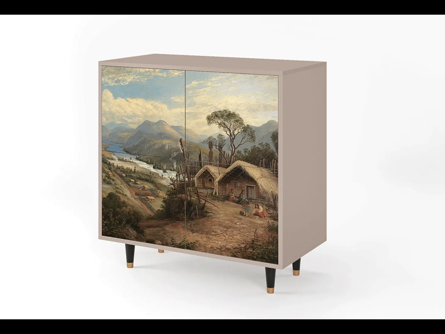 Aparador - 94x96x48 cm - BS3 - View Across the Plains , Latte