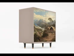 Aparador - 94x96x48 cm - BS3 - View Across the Plains , Latte
