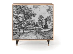 Aparador - 94x96x48 cm - BS3 - Village Road, Nogal