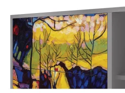 Aparador - 125x98x48 cm - BS2 - Winter Landscape, Gris