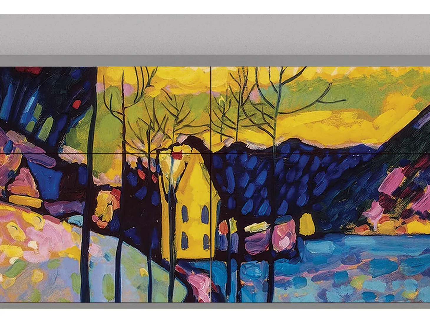Aparador - 115x85x48 cm - BS4 - Winter Landscape, Gris