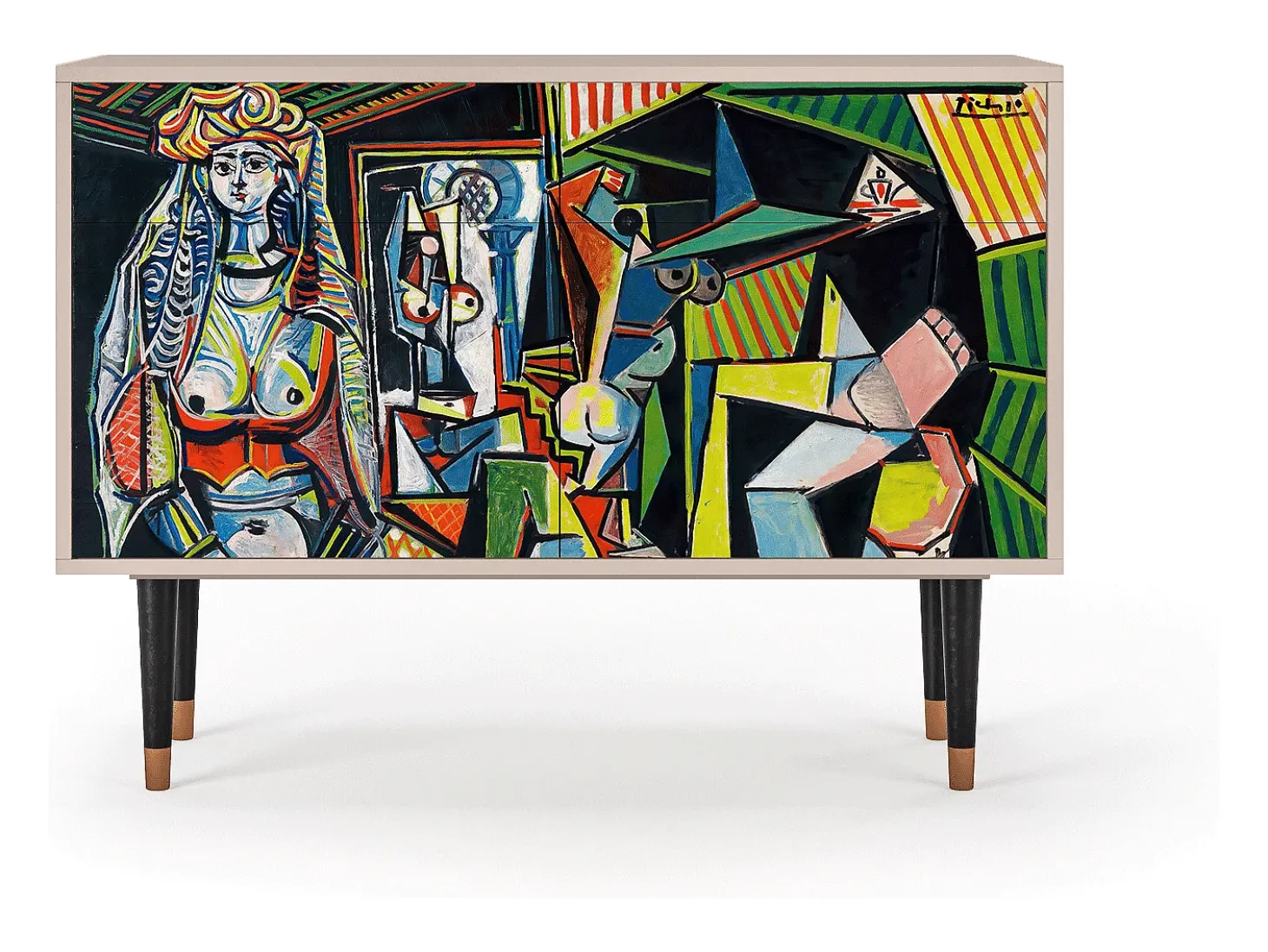 Aparador - 115x85x48 cm - BS4 - Women of Algiers, Latte