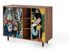 Aparador - 125x98x48 cm - BS2 - Women of Algiers, Nogal