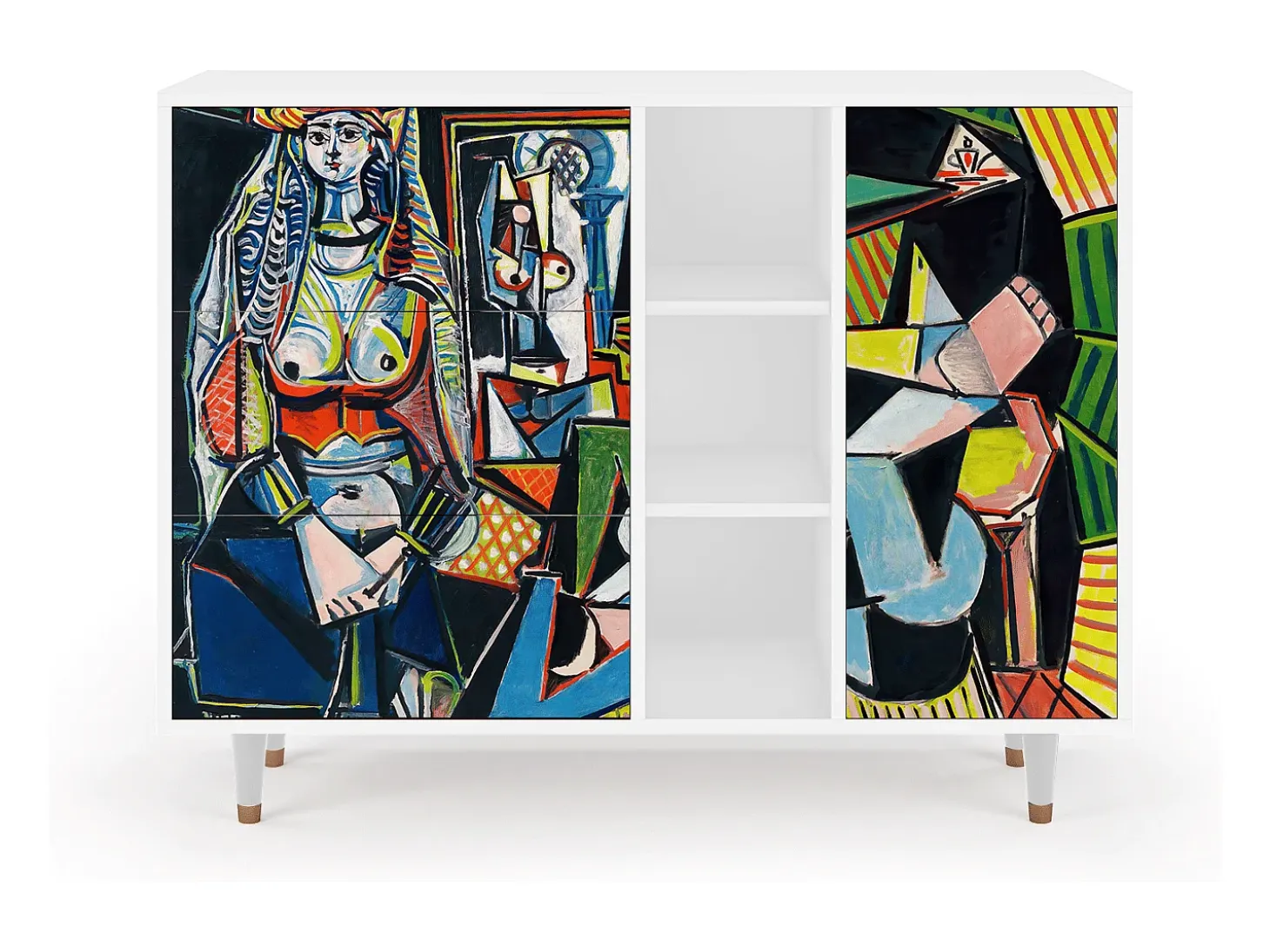 Aparador - 125x98x48 cm - BS2 - Women of Algiers, Blanco